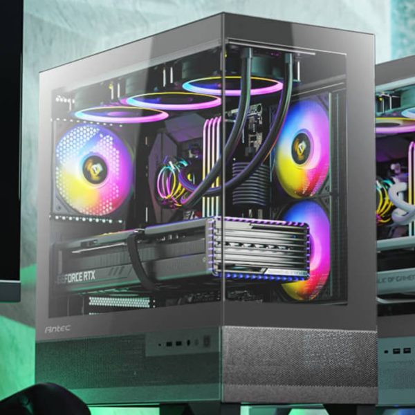 Antec CX500M ARGB Seamless  mATX, ITX, USB-C, Up to 6 Fans. 3 x ARGB included (2x Front Right, 1 x Rear). Gaming Case
