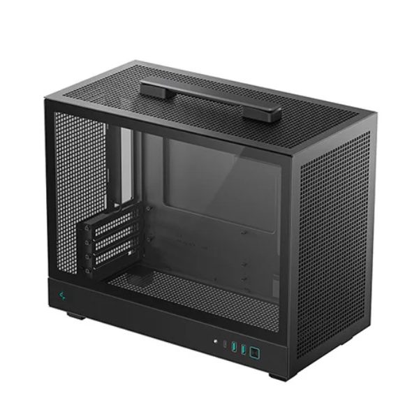 DeepCool CH160 PLUS Portable Micro-ATX Compact Case, USB3.0×2, Gen2 Type-C x1, Audio/Mic×1