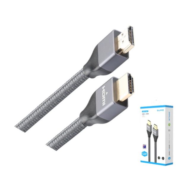 8Ware Premium HDMI 2.0 Cable 1m Retail Pack 19 pins Male to Male UHD 4K HDR High Speed Ethernet ARC Gold Plated for TV XBOX One PS5 PS4 Laptop Monitor