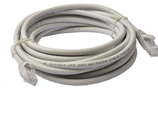 8Ware CAT6A Cable 15m - Grey Color RJ45 Ethernet Network LAN UTP Patch Cord Snagless