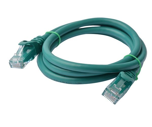 8Ware CAT6A Cable 1m - Green Color RJ45 Ethernet Network LAN UTP Patch Cord Snagless