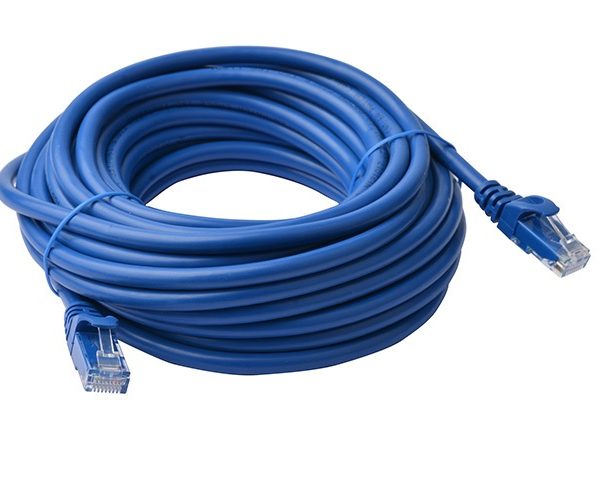 8Ware CAT6A Cable 20m - Blue Color RJ45 Ethernet Network LAN UTP Patch Cord Snagless