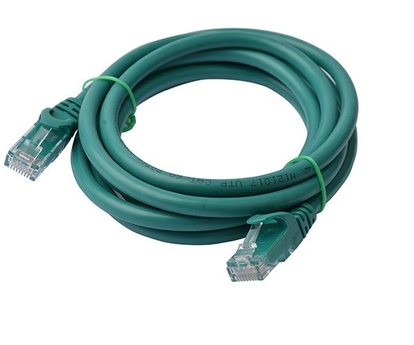 8Ware CAT6A Cable 2m - Green Color RJ45 Ethernet Network LAN UTP Patch Cord Snagless