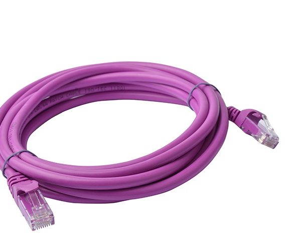8Ware CAT6A Cable 3m - Purple Color RJ45 Ethernet Network LAN UTP Patch Cord Snagless