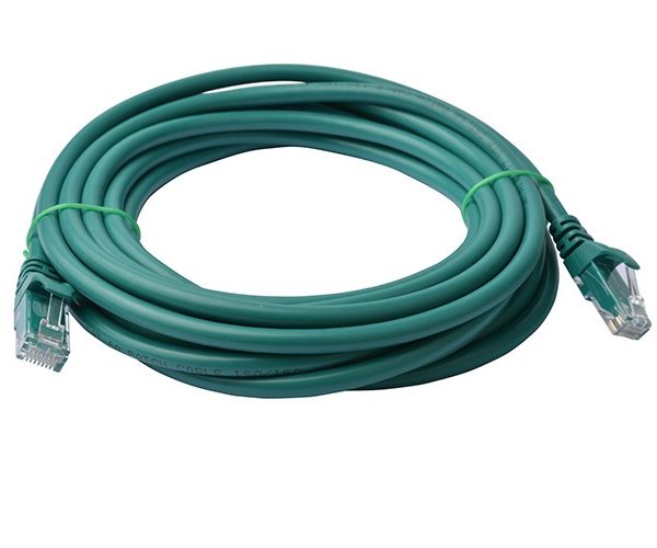 8Ware CAT6A Cable 5m - Green Color RJ45 Ethernet Network LAN UTP Patch Cord Snagless