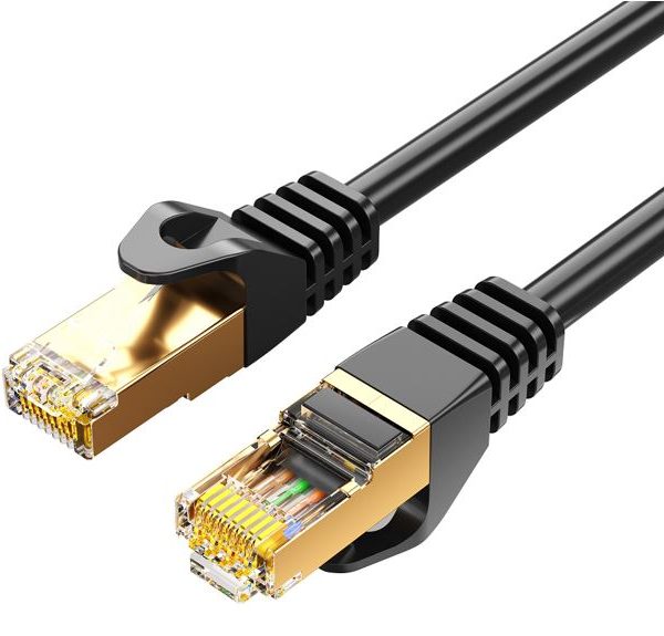 8Ware CAT7 Cable 2m - Black Color RJ45 Ethernet Network LAN UTP Patch Cord Snagless