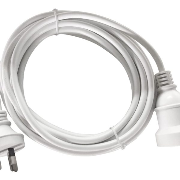 8Ware 5m AU Main Power Extension Cord Cable Lead 240V 3-Pin Male to Female