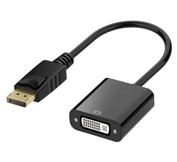 Astrotek DisplayPort DP to DVI Adapter Converter Cable 15cm - Male to Female 20 pins to DVI 24+5 pins Compatible for Lenovo Dell HP Monitor Projector
