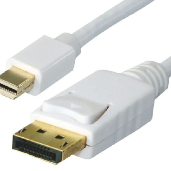 Astrotek 2m Mini DisplayPort DP to DisplayPort DP Converter Cable - Thunderbolt Male to Male DP for MacBook Pro Mac Air Microsoft Surface 2/3/4