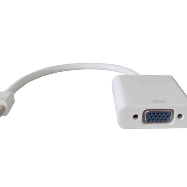 Astrotek Mini DisplayPort DP to VGA Adapter Converter Cable 20cm - Male to Female Gold Plated RoHS