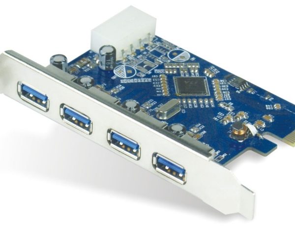 Astrotek 4x Ports USB 3.0 PCIe PCI Express Add-on Card Adapter 5Gbps Windows XP/7/8/10 Server 2008 & later Renesas 720201 Chipset Full Height