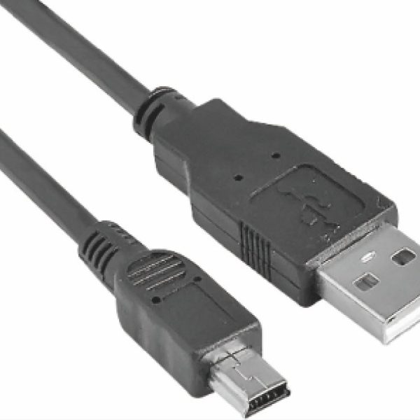 Astrotek USB 2.0 Cable 1m - Type A Male to Mini B 5 pins Male Black Colour RoHS