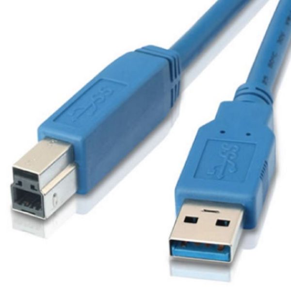 Astrotek USB 3.0 Printer Cable 1m - AM-BM Type A to B Male to Male Blue Colour for External HDD Printer Scanner Docking Station ~CBAT-USB3-AB-2M