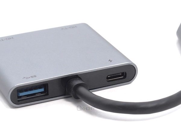 Oxhorn 4-in-1 USB-C to 2x HDMI 1xUSB3.0 1xUSB-C Charging Port 100W Power Delivery Support 4K@30Hz Displays