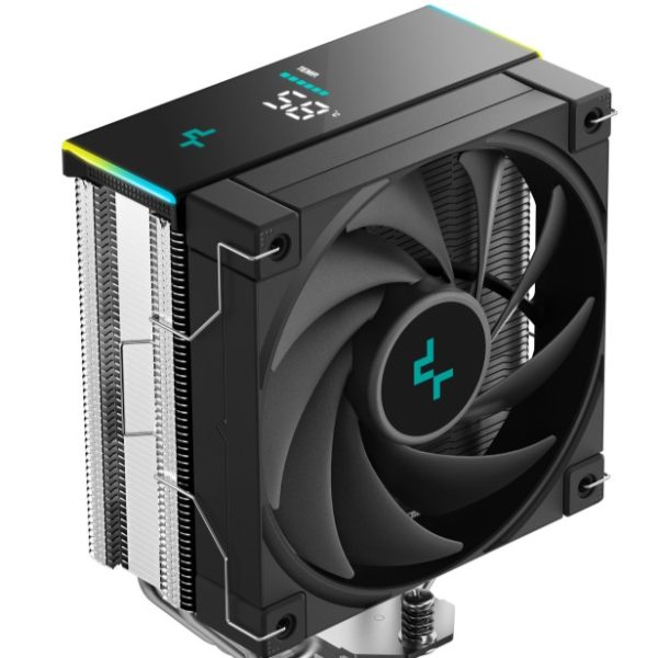 DeepCool AK400 Digital SE CPU Cooler, Status Display, ARGB LED Strips, 4x Heat Pipe Intel LGA1851/1700/1200/1151/1150/1155 /AM5/AM4