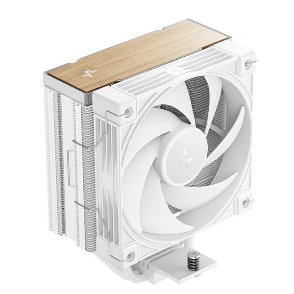 DeepCool AK400 G2 WH Wood Grain Top Cover CPU Cooler, 4 Heat Pipes, 4-pin PWM, Hydro Bearing, Intel LGA1851/1700/1200/115x, AMD AM5/AM4