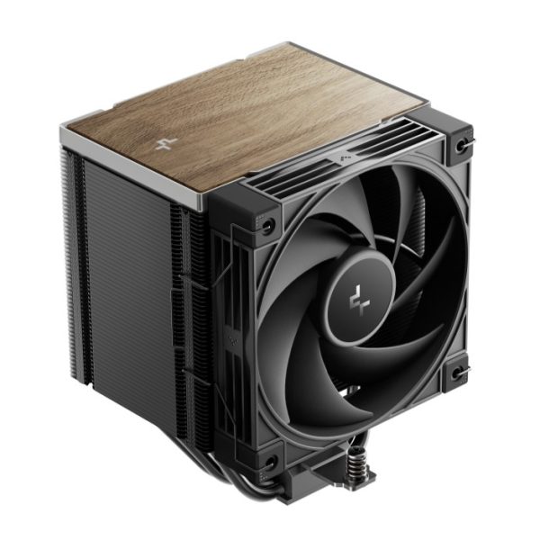 DeepCool AK500 G2 Wood Grain Top Cover CPU Cooler, 5 Heat Pipes, 4-pin PWM, Intel LGA1851/1700/1200/115x, AMD AM5/AM4