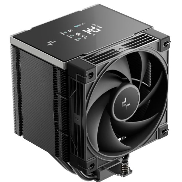 DeepCool AK500 G2 DIGITAL NYX AI Dynamic Adjustment CPU Cooler, Digital Display, 5 Heat Pipes, 4-pin PWM, Intel LGA1851/1700/1200/115x, AMD AM5/AM4