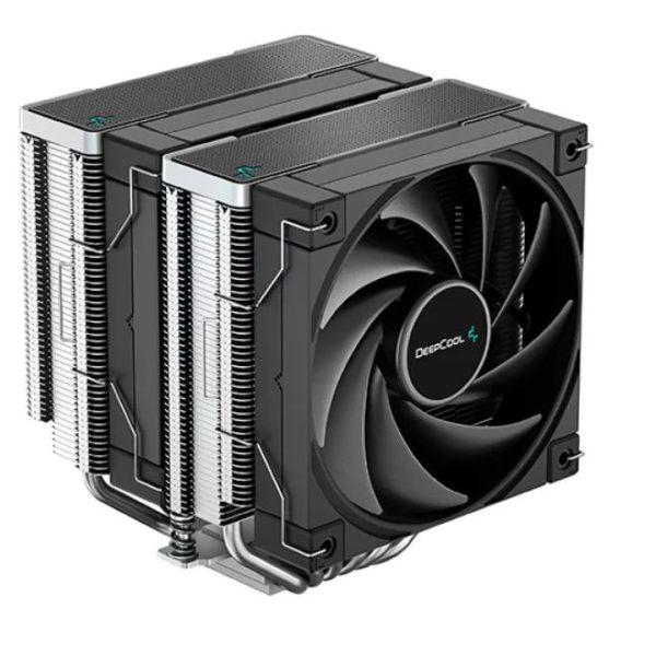 DeepCool AK620 High Performance Dual Tower CPU Cooler, 6 Copper Heat Pipes, 2x120 FDB Fans, 260W Heat Dissipation LGA2066/1200/1511/1700/1851 AM5/AM4