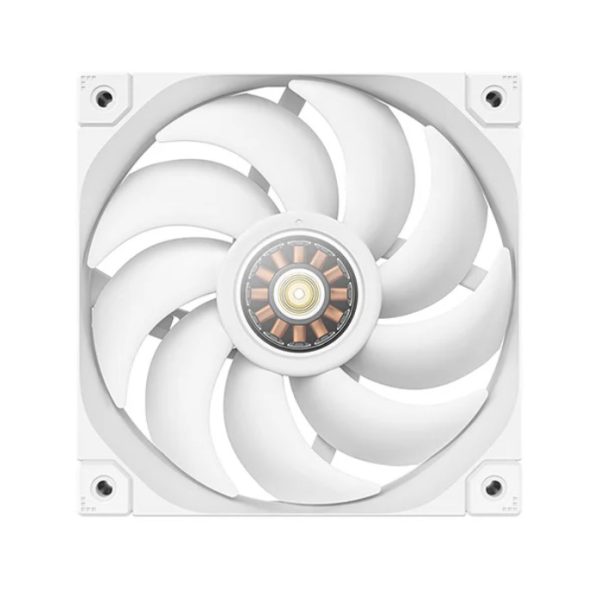 DeepCool FL12 White 120mm Unique ARGB Fans, Low Noise, 4-pin PWM, Fluid Dynamic Bearing, Addressable RGB LED