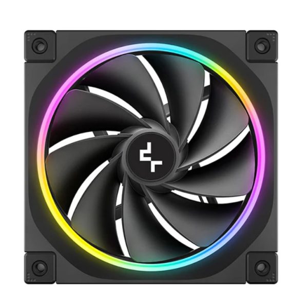 DeepCool FL12R 120mm Unique Addressable RGB  High Performance Fans,  Low Noise, 4-pin PWM, Fluid Dynamic Bearing