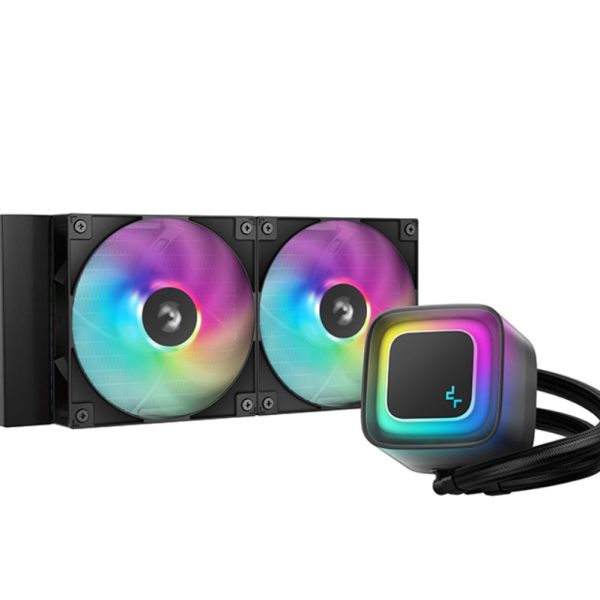 DeepCool LE240 V2 Liquid Cooler 240mm 6th Gen Pump up to 3400 PWM, Hydro Bearing, IntelLGA1851/1700/1200/1151/1150/1155, AMDAM5/AM4