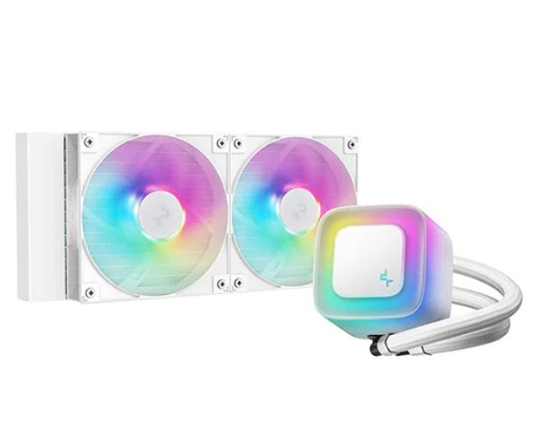 DeepCool LE240 V2 Liquid Cooler 240mm 6th Gen Pump up to 3400 PWM, Hydro Bearing, IntelLGA1851/1700/1200/1151/1150/1155, AMDAM5/AM4