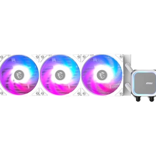 MSI MAG CORELIQUID A13 360 WHITE, 2.4', IPS, USB 2.0 pin header, SATA, 2 fans, Two Ball Bearing, AM5 / AM4, 3 Year warranty