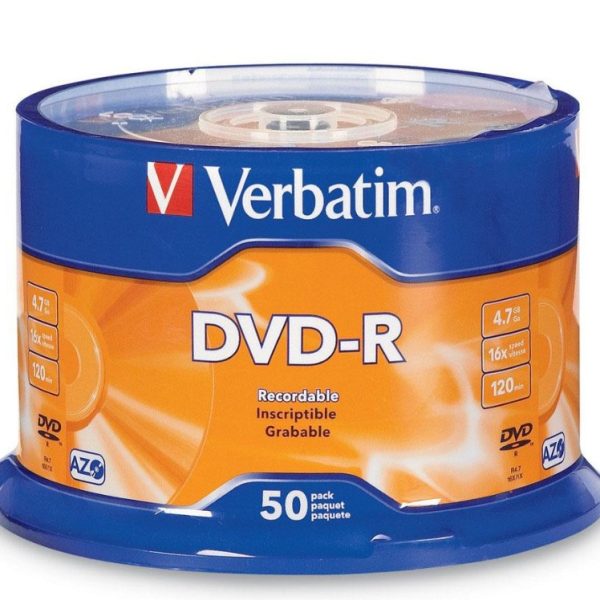 Verbatim DVD-R 4.7GB 50pk Spindle 16x