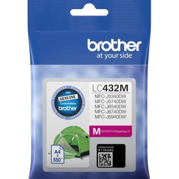 Brother MAGENTA INK CARTRIDGE TO SUIT MFC-J5340DW/MFC-J5740DW/MFC-J6540DW/MFC-J6740DW/MFC-J6940DW -UP TO 550 PAGES