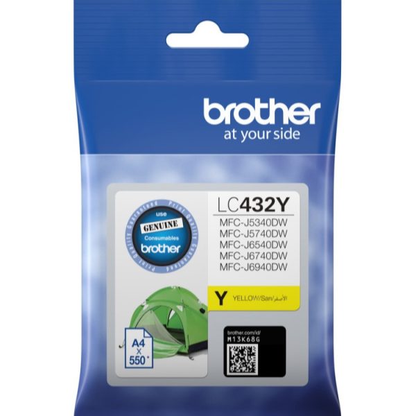 Brother YELLOW INK CARTRIDGE TO SUIT MFC-J5340DW/MFC-J5740DW/MFC-J6540DW/MFC-J6740DW/MFC-J6940DW -UP TO 550 PAGES