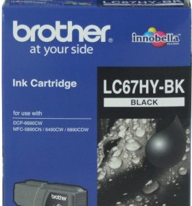 Brother LC-67HYBK Black High Yield Ink Cartridge -DCP-6690CW, MFC-5890CN/6490CW/6890CDW - up to 900 pages
