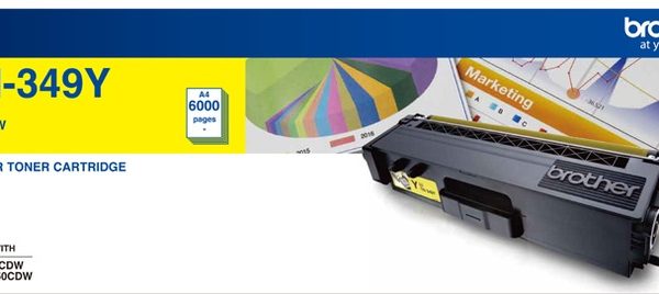 Brother TN-349Y AYS *EXCLUSIVE TO B2B* Colour Laser Toner-Super High Yield Yellow- HL-L9200CDW MFC-L9550CDW - 6000Pages