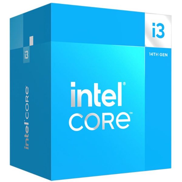 (LS)Intel i3 14100 CPU 3.5GHz (4.7GHz Turbo) 14th Gen LGA1700 4-Cores 8-Threads 17MB 60W UHD Graphics 730 Retail Raptor Lake with Fan