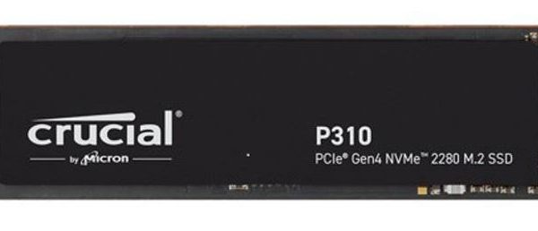 Crucial P310 2TB Gen4 2280 NVMe SSD 7100/6000 MB/s R/W 440TBW 1000K/1200K IOPS 1.5M hrs MTTF Full-Drive Encryption M.2 PCIe4 5yrs