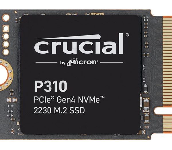 Crucial P310 2TB M.2 2230 NVMe SSD 7100/6000 MB/s 1M IOPS 440TBW 2M MTTF for MS Surface Pro Valve Steam Deck Asus Rog Ally Lenovo Legion Go MSI Claw