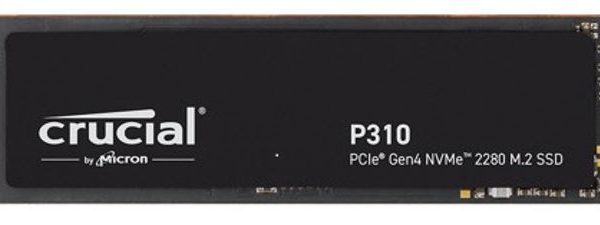 Crucial P310 500GB Gen4 2280 NVMe SSD 6600/3500 MB/s R/W 110TBW 520K/890K IOPS 1.5M hrs MTTF Full-Drive Encryption M.2 PCIe4 5yrs