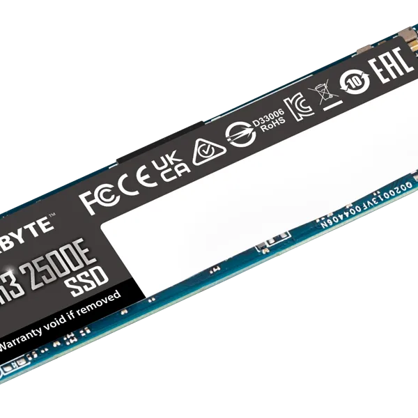 Gigabyte G325E 500G M2 500G PCIe 3.0x4, 2300/1500 MB/s 60k/240Kl MTBF 1.5m hr Limited 3 years or 240TBW