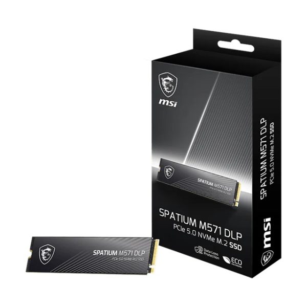MSI SPATIUM M571 DLP PCIe 5.0 NVMe M.2 4TB, PCIe 5.0x4, NVMe 2.0, M.2 2280, Phison E28, 14500/11000MB/s, 2600K IOPS, 2800TBW, 5yr wty