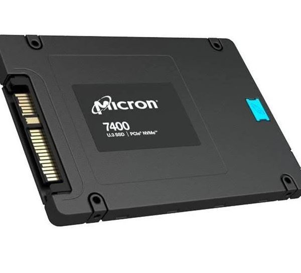 Micron 7400 Pro 1.92TB Gen4 NVMe Enterprise SSD U.3 6500/2200 MB/s R/W 430K/95K IOPS 14400TBW 1DWPD 2M hrs MTTF Server Data Centre 5yrs
