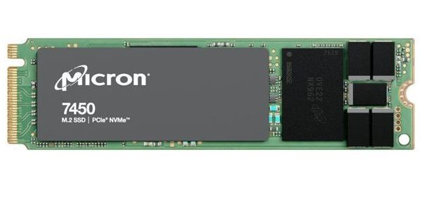 Micron 7450 Pro 480GB Gen4 NVMe Enterprise SSD 2280 M.2 5000/700 MB/s R/W 280K/40K IOPS 800TBW 1DWPD 2M hrs MTTF-Ex-demo box damaged