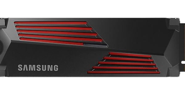 Samsung 990 Pro 2TB with Heatsink Gen4 NVMe SSD 7450MB/s 6900MB/s R/W 1550K/1200K IOPS 1200TBW 1.5M Hrs MTBF for PS5 5yrs Wty