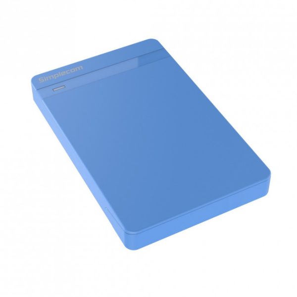 (LS)Simplecom SE203 Tool Free 2.5' SATA HDD SSD to USB 3.0 Hard Drive Enclosure - Blue Enclosure Super Speed USB3.0 offer Transfer Rates Up To 5Gbps