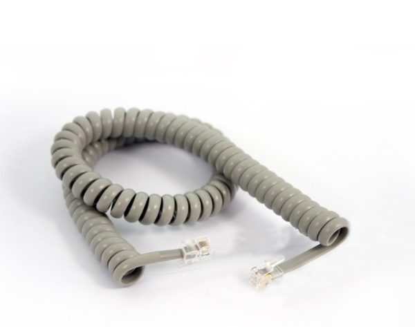 Fanvil curly cord for V67/V65 series headset, curve，gray