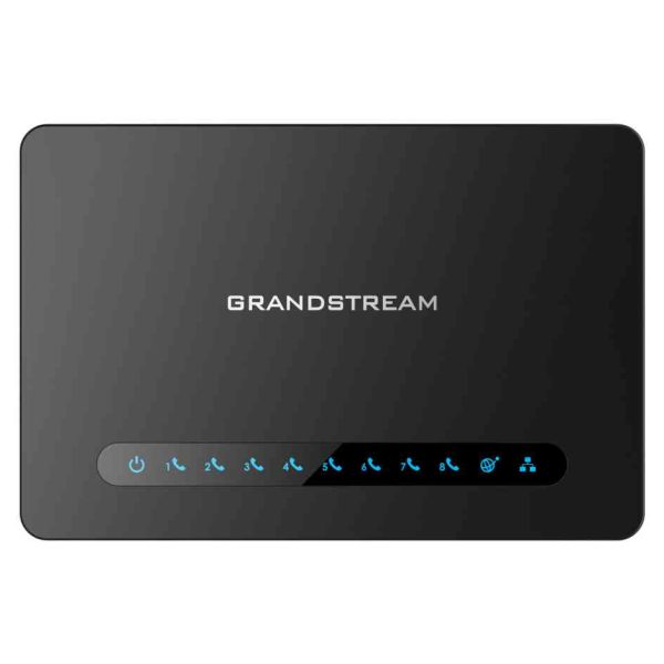 *LS* Grandstream HT818 FXS ATA, 8 Port Voip Gateway, Dual GbE Network, Supports 2 SIP profiles and 8 FXS ports, Supports T.38 Fax for reliable Fax-ove