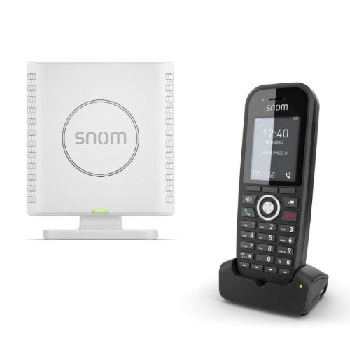 Snom M430 UK, Bundle of Snom M400 & M30, POE,  large colour display, crystal‑clear HD audio, Up to 22 hours o upto 20 Handsets, upto 10 Parallel calls