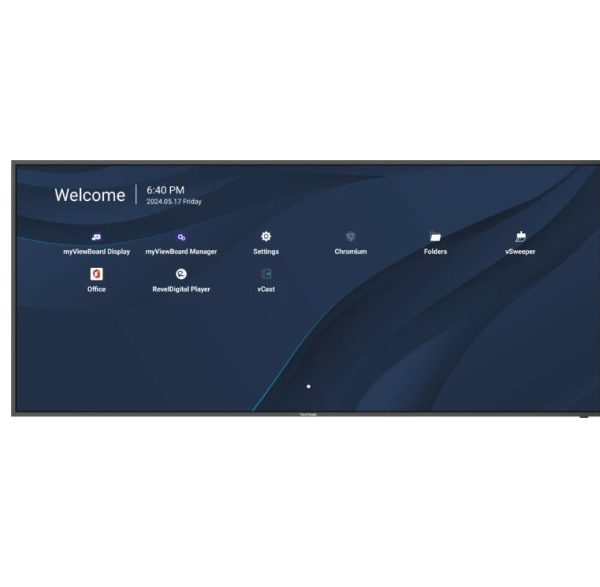 Viewsonic CDE105UW 105' 5K Presentation Display, Ultrawide Wireless presentation USB-C, Pro AV 2024 3 Years Advance Replacement, VESA 800 x 600 ProAV