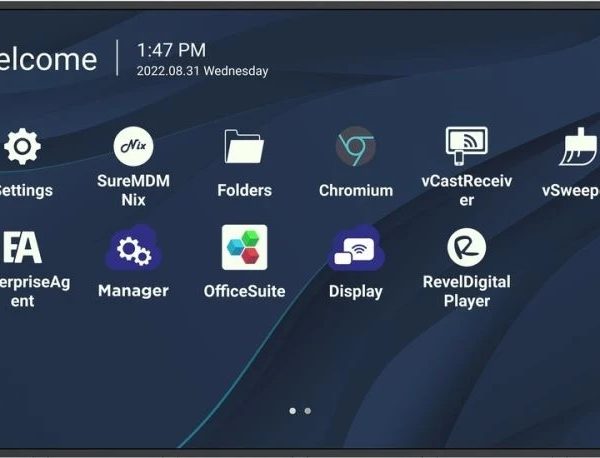 ViewSonic CDE4330 43' 4K Presentation Display Wireless presentation, ​Single USB-C cable for 65W, 24/7 video playback, Remote device management, ProAV