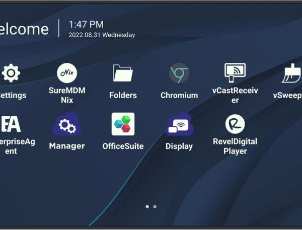 ViewSonic CDE5530 55' 4K Presentation Display Wireless presentation, ​Single USB-C cable for 65W, 24/7 video playback, Remote device management, ProAV