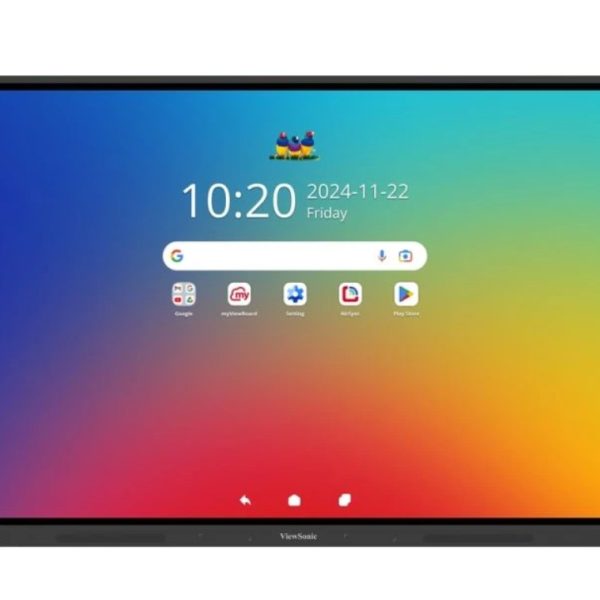 ViewSonic ViewBoard IFP8634 EDLA Certified ViewBoard 86' 4K Interactive Display, 20% better power efficiency, Android 14 Quad-core CPU & microSD port
